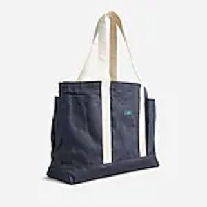 J.Crew Seaport Canvas Tote Bag Medium New NWT